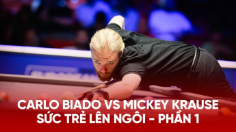 Carlo Biado vs Mickey Krause tại Reyes Cup: Sức trẻ lên ngôi - Phần 1