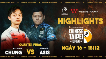 Hightlights KO PING CHUNG vs MARVIN ASIS - Universal Chinese Taipei Open 2024 