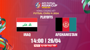 Iraq vs Afghanistan - AFC Futsal Asian Cup Thailand 2024